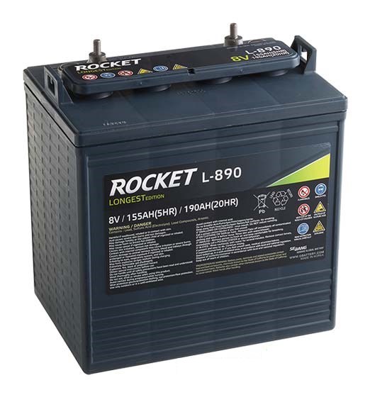 Ắc quy Rocket L-890 (8V-190Ah)