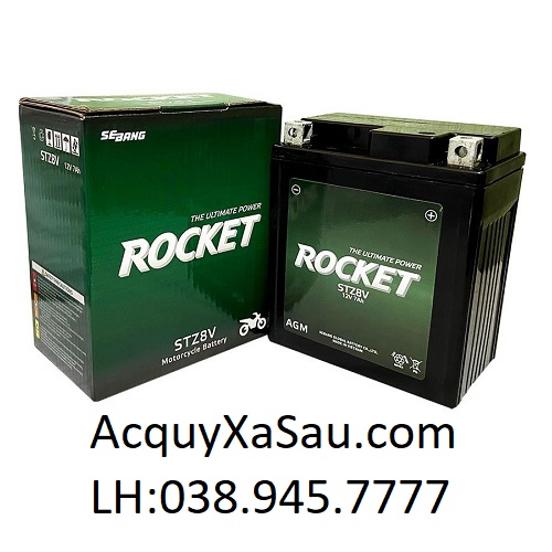 Ắc quy xe máy Rocket 12M14-3 (12V-14Ah) AGM