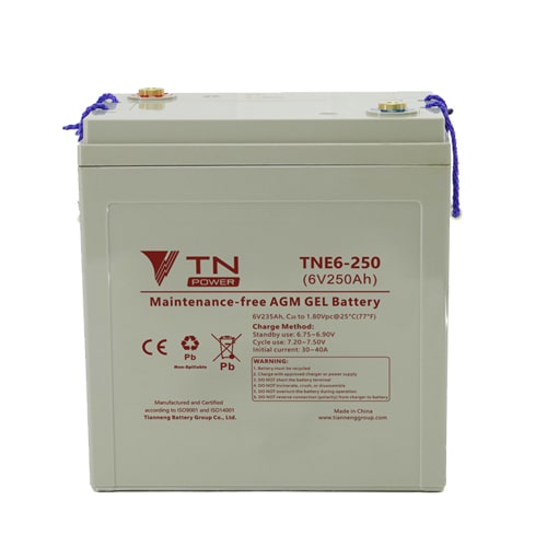 Ắc quy TianNeng TNE6-250L(6V-250Ah)