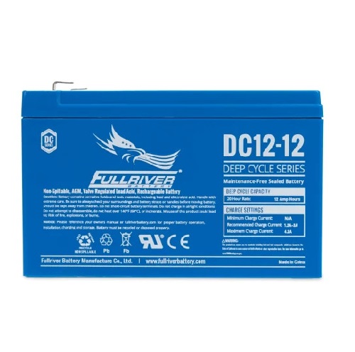Ắc quy Fullriver DC12-12 (12V-12Ah)
