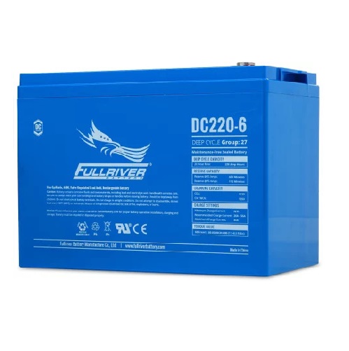 Ắc quy Fullriver DC220-6 (6V-220Ah)