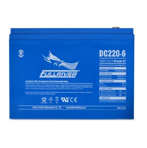 Ắc quy Fullriver DC220-6 (6V-220Ah)