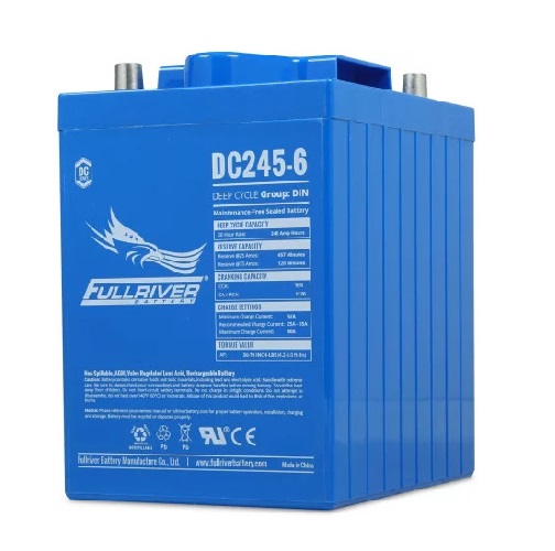 Ắc quy Fullriver DC245-6 (6V-245Ah)