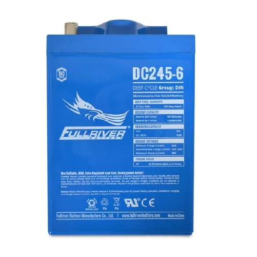 Ắc quy Fullriver DC245-6 (6V-245Ah)