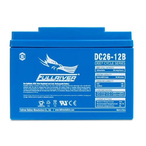 Ắc quy Fullriver DC26-12B (12V-26Ah)