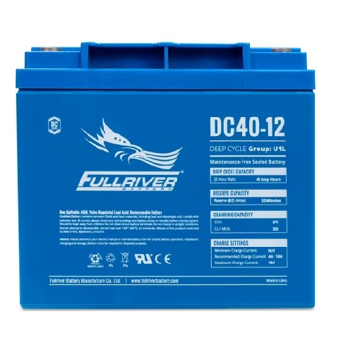 Ắc quy Fullriver DC40-12 (12V-40Ah)
