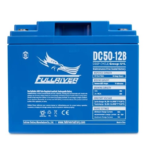 Ắc quy Fullriver DC50-12B (12V-50Ah)