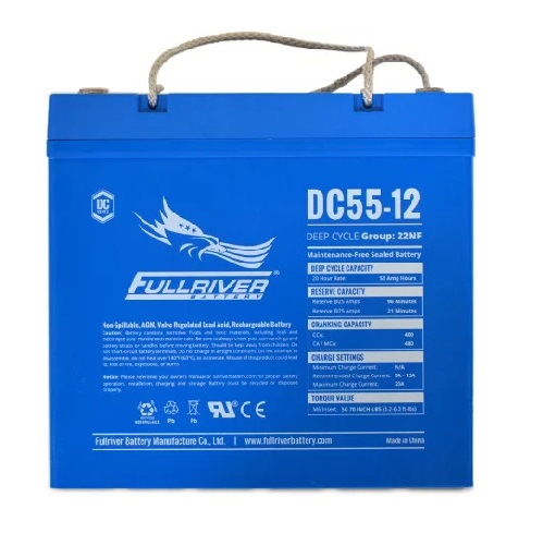 Ắc quy Fullriver DC55-12 (12V-55Ah)