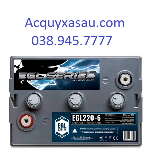Ắc quy Fullriver EGL220-6 (6V-220Ah)