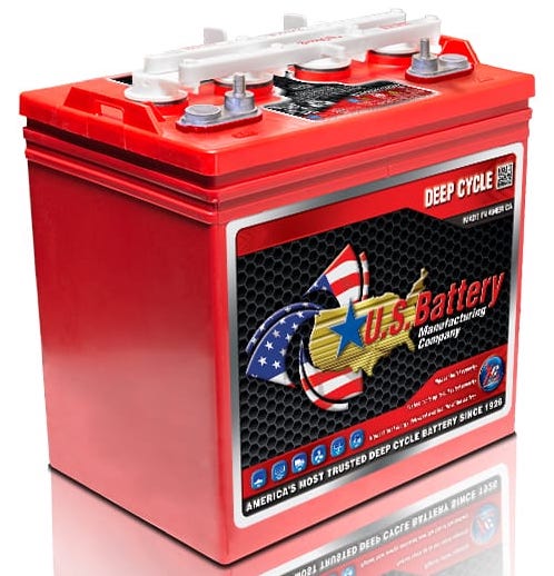 Ắc quy US 1800 XC2 (6V-208Ah)