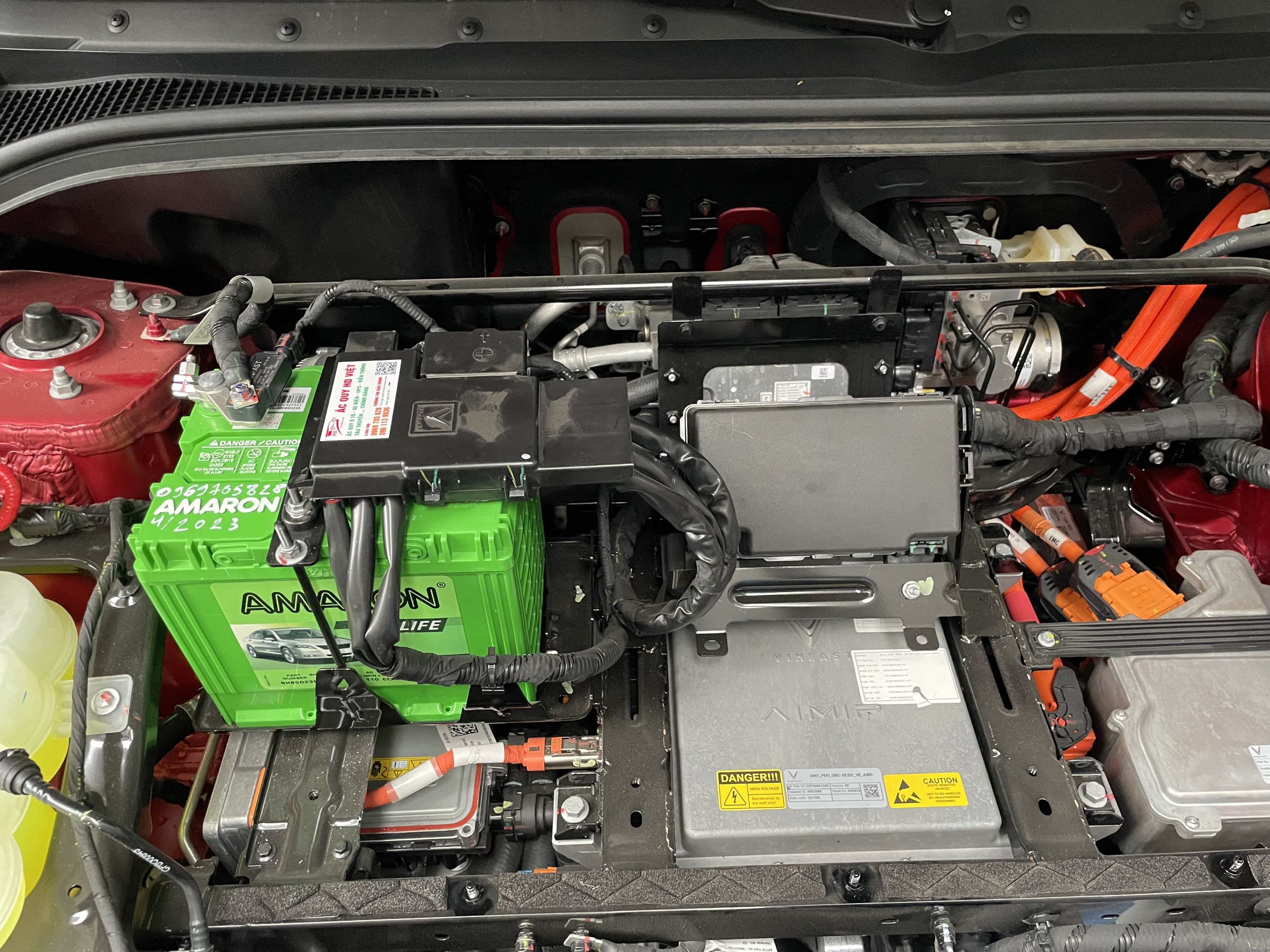 Ắc quy Amaron 85D23R (12V - 60Ah) cho Vinfast VF8 096.113.9936